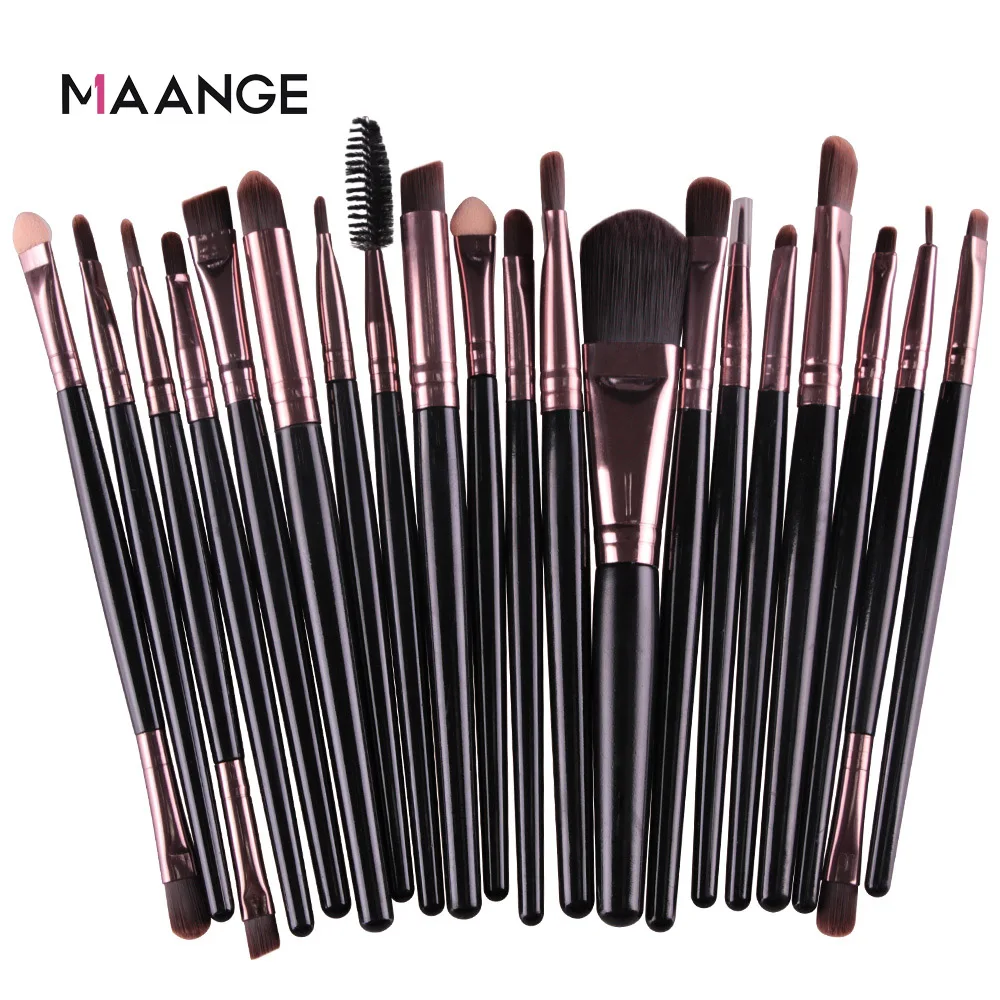 Makeup-Brush-Set Eyeshadow Eyebrow-Brush Blending-Foundation-Powder Double-Head-Brush
