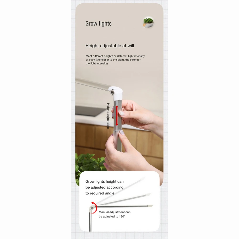 Indoor Herb Garden Starter Kit with Led Grow Light