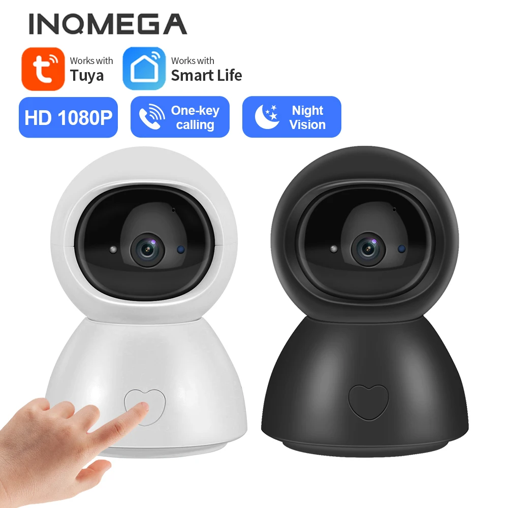 1080P HD 2MP Крытая Tuya умная Wifi двухсторонняя аудио ИК камера одна клавиша вызова