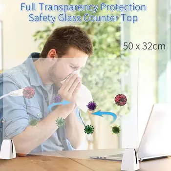 

Sneeze Guard Shield Multi-function Durable Acrylic Spit Droplets Isolation Protection Board Baffle