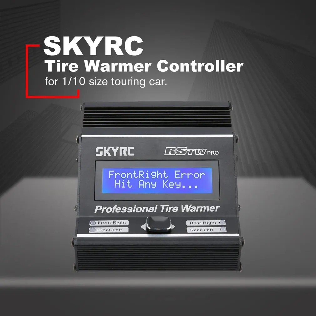 New SKYRC Professional Tire Warmer Electronic MCU RSTW Temperature Controlled for 1/10 RC Racing Touring Drift Car