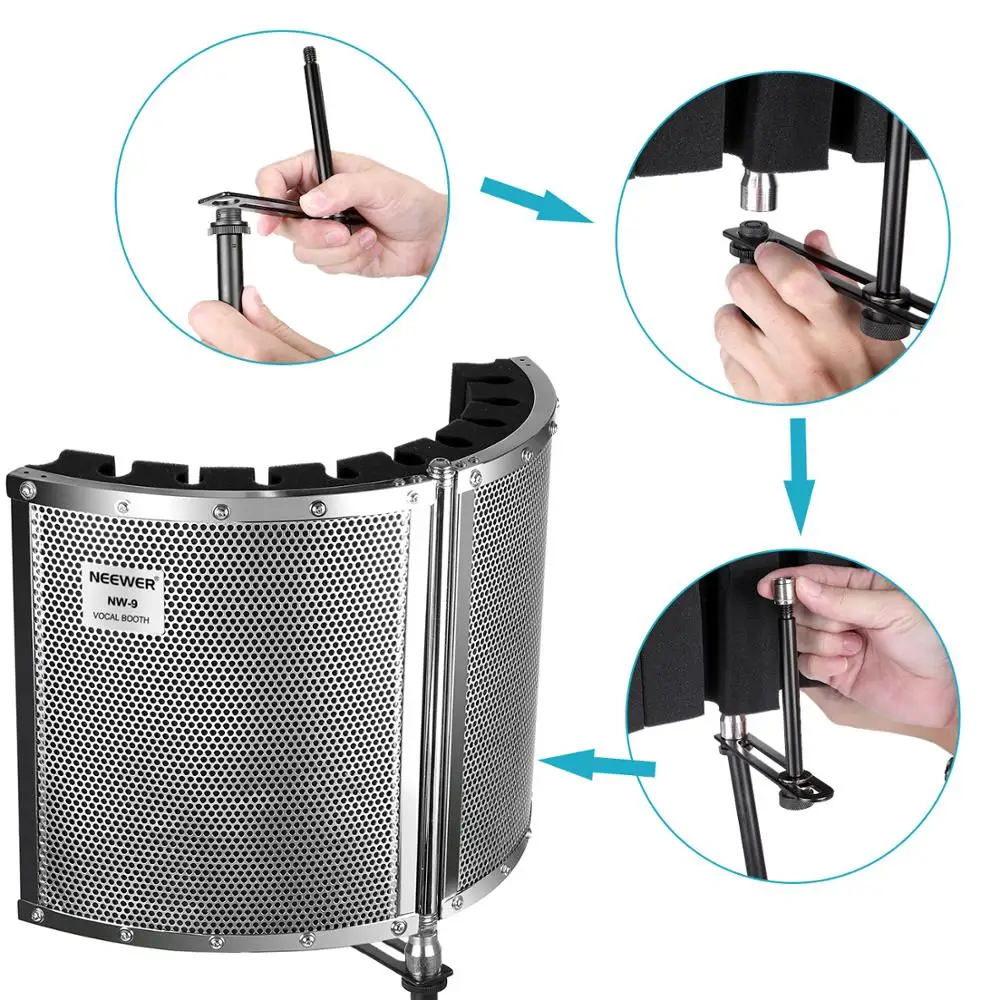 Neewer Foldable Microphone Acoustic Isolation