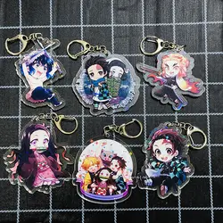 2019 Demon Slayer Kimetsu No Yaiba Kamado Tanjirou Kamado Nezuko Kochou Shinobu брелок Подвеска фигурки Дети Рождественские игрушки