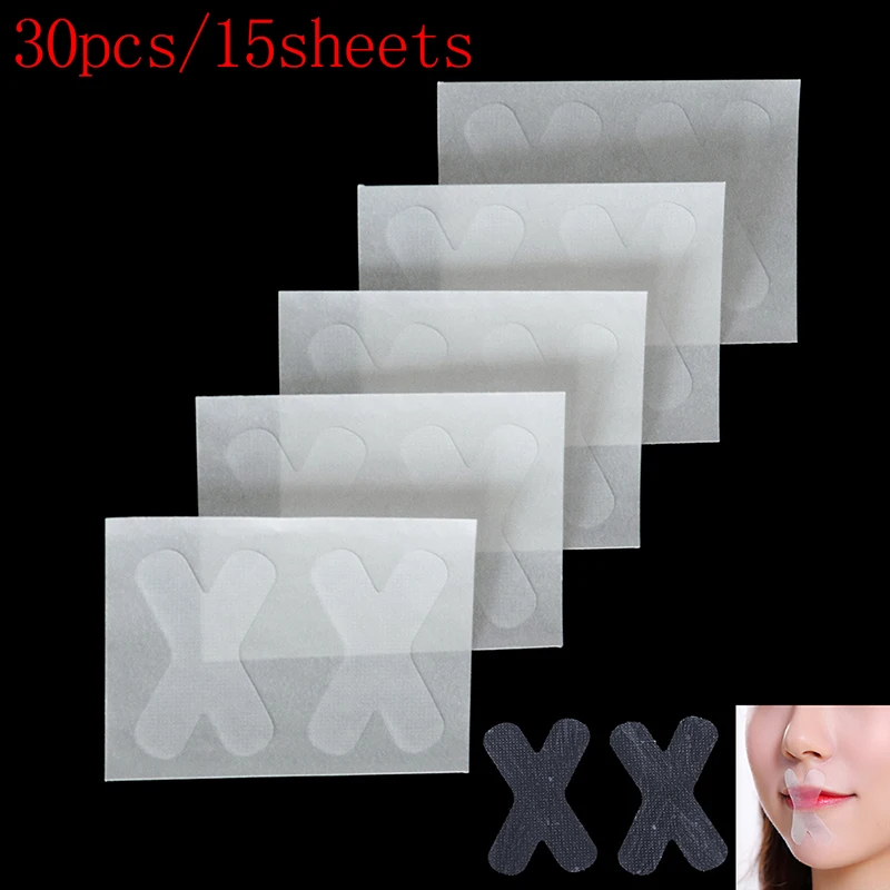 30Pcs Sleep Strips Advanced Gentle Mouth Tape Nose Sleeping Less Mouth Breathing Better Breathe Health Care