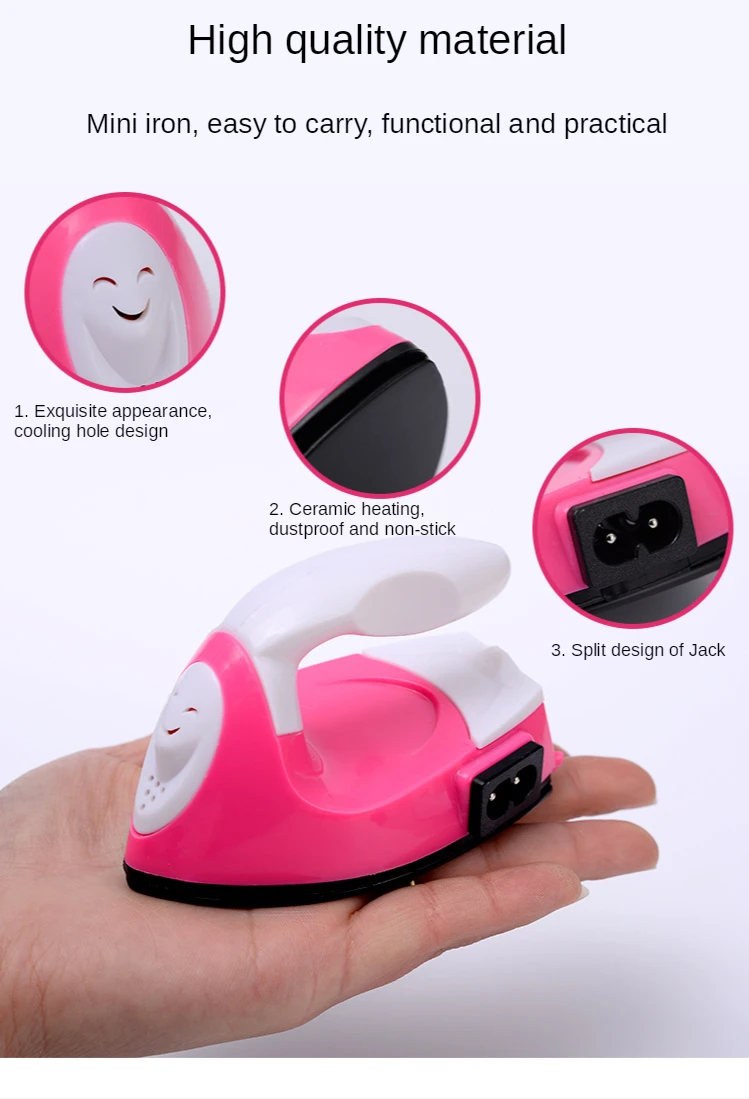 Mini Fer à Repasser Portable - Pour Couture & DIY - Léger Et Sécurisé - Voyage & Maison