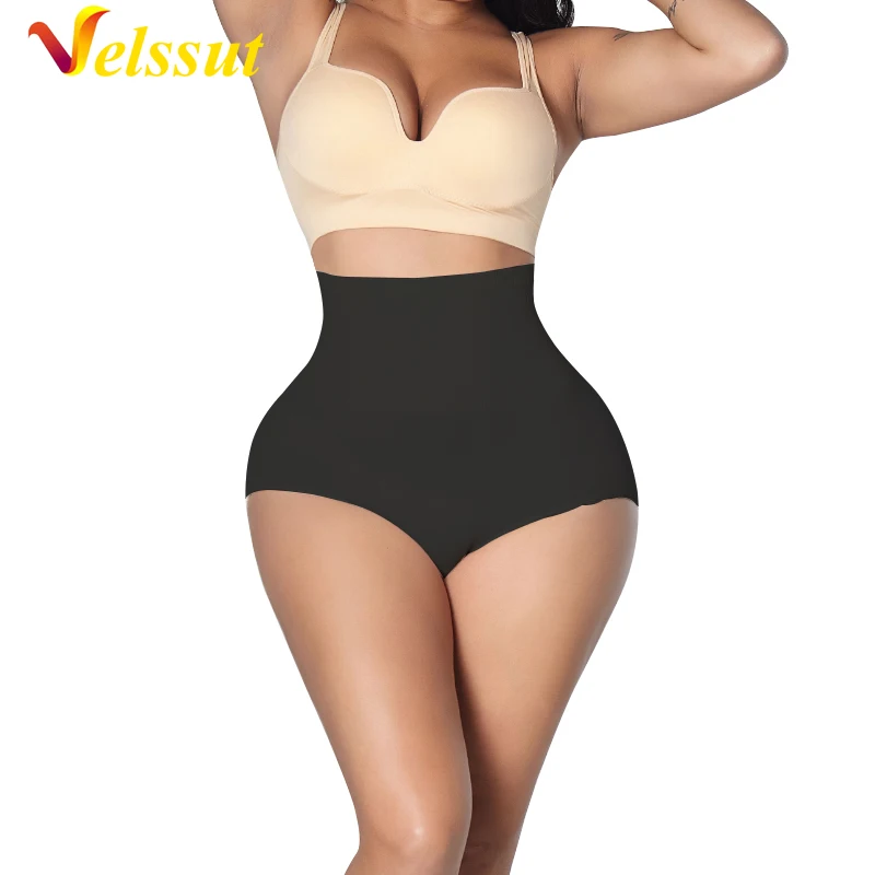 Velssut Women Faja Colombianas Shapewear Panties Lower Belly Tummy Control  Shorts Waist Trainer Body Shaper High Waist Panties