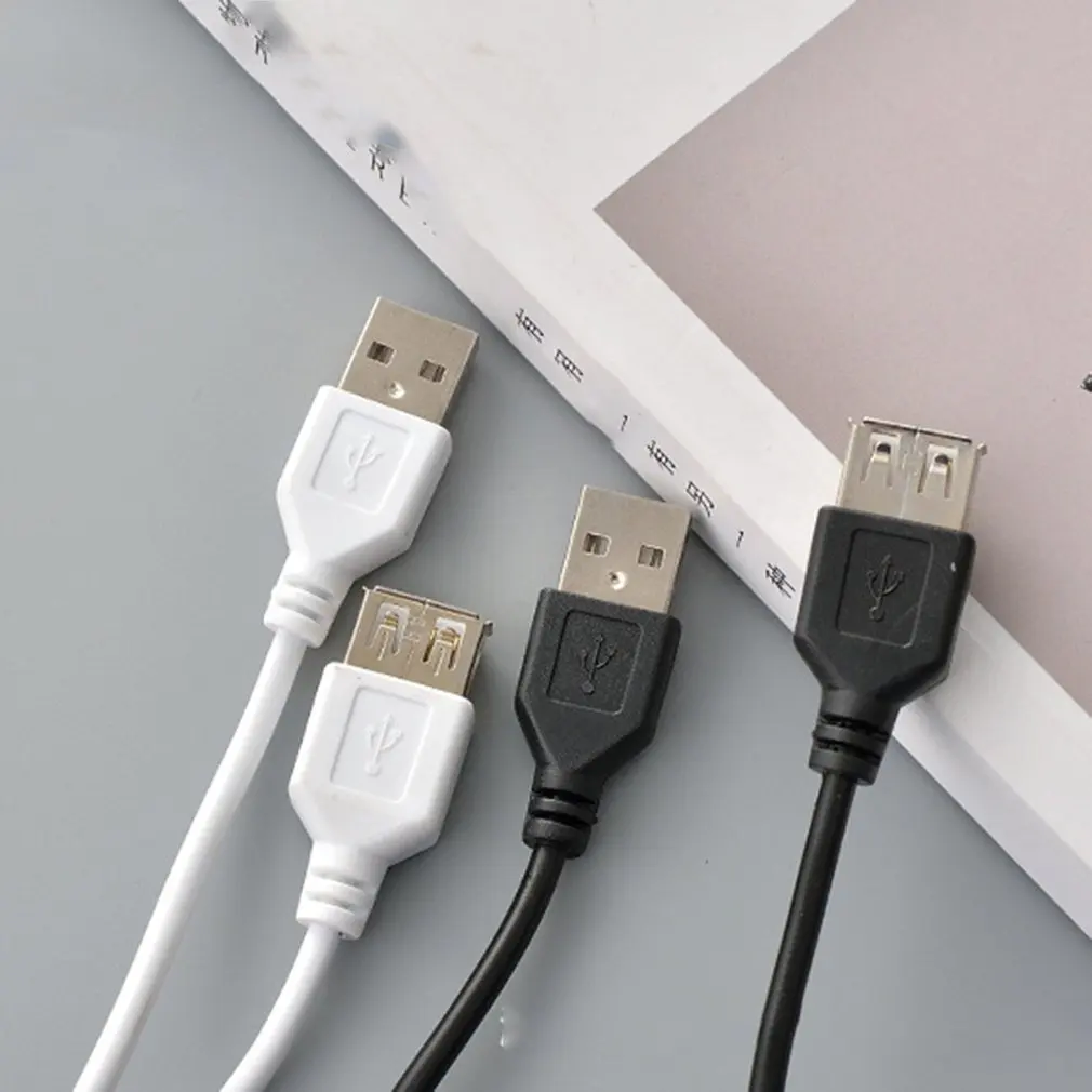 Usb удлинитель черный и белый маленький медный вентилятор Usb2.0 A Male To A Famle