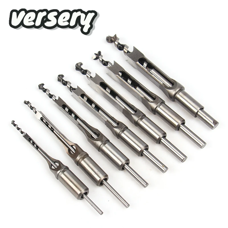 Free Shipping 1PC 6-30mm Twist Square Hole Drill Bits Auger Mortising Chisel Extended Saw For Wood Carving DIY Woodworking Tools premium square hole drill tool woodworking tools twist square hole drill bits auger mortising chisel extended saw for wood carvi