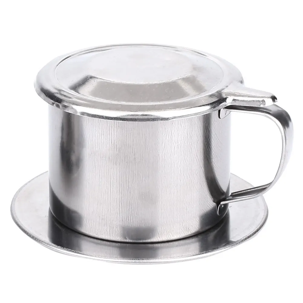 

Vietnamese Coffee Filter Stainless Steel Portable Vietnam Mug with Filter Coffee Filter Maker Durable Coffee Filter Cup