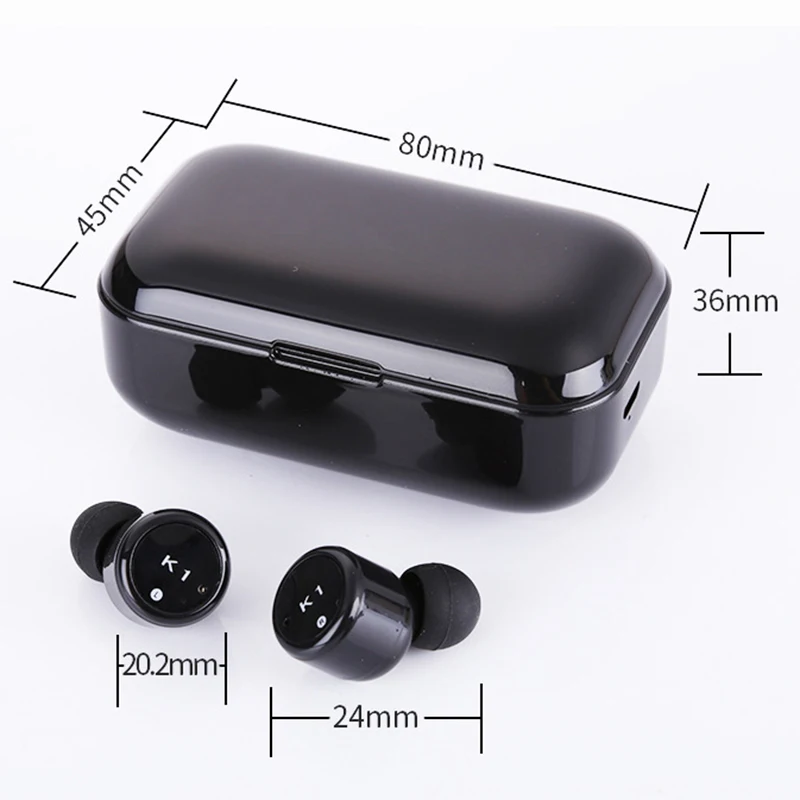Новый дизайн 10 мм динамическая гарнитура TWS + Bluetooth беспроводные наушники Audifono два