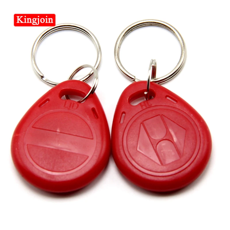 KINGJOIN 10 шт./лот RFID карты 125 кГц Rfid брелоки тег (bule красный желтый) для смарт ворот