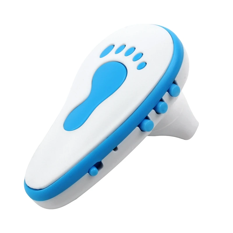 Blue 1x Пластиковые Маленькие ноги шаблон односторонний разъем для наушников MP3, с зарядным кабелем - Цвет: Blue