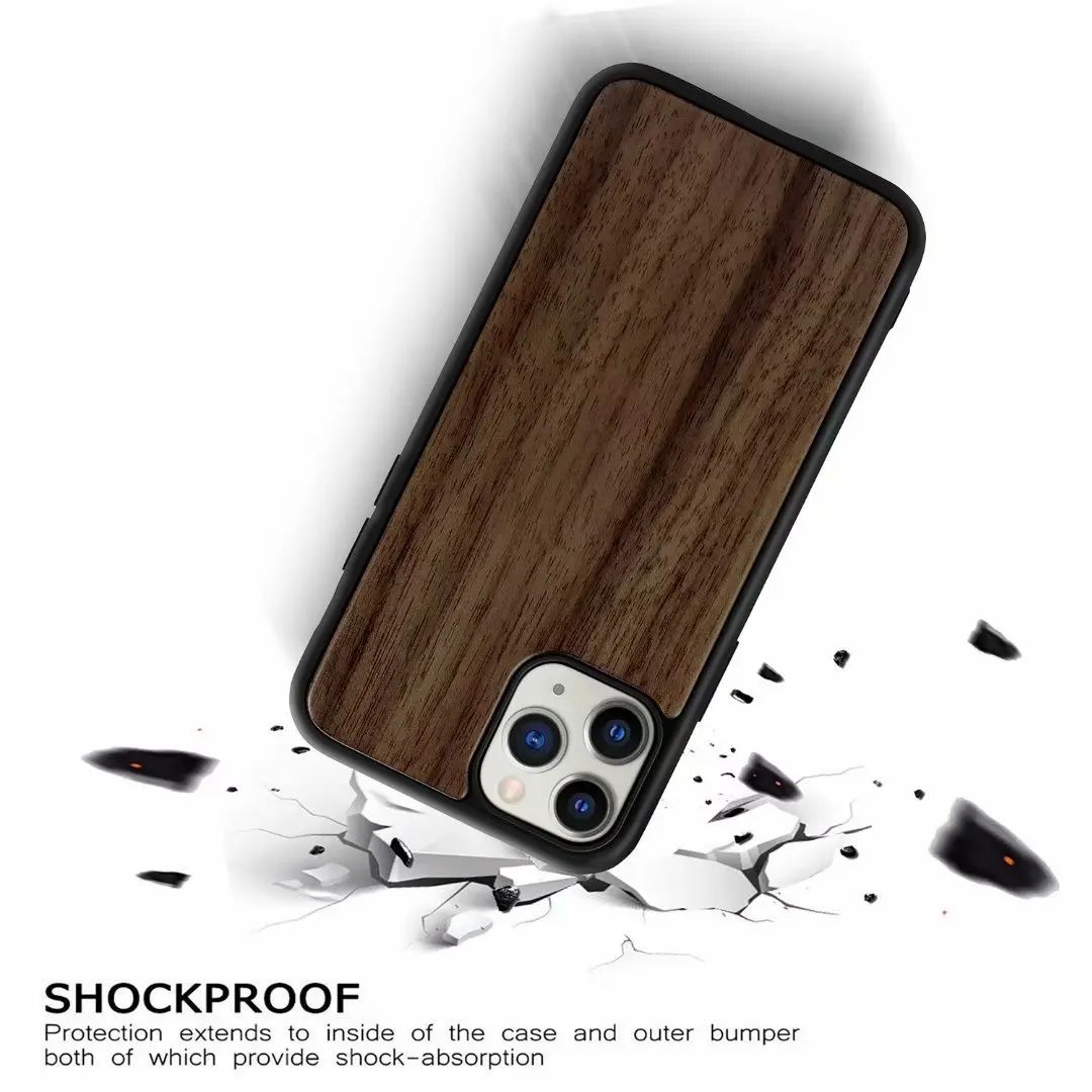 iphone 8 plus case 100% Natural Bamboo Wooden Hard Cover For iPhone 12 11 Pro Max XS XR mini 7 8 Plus Real Walnut palisander Cherry Wood Skin Cases iphone 8 plus silicone case
