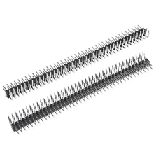 uxcell 50pcs 2.54mm Pitch Male Connector Pole Header Wire Line 2P 30cm Long uxcell 50pcs 2.54mm Pitch Male Connector Pole Header Wire Line 2P 30cm Long