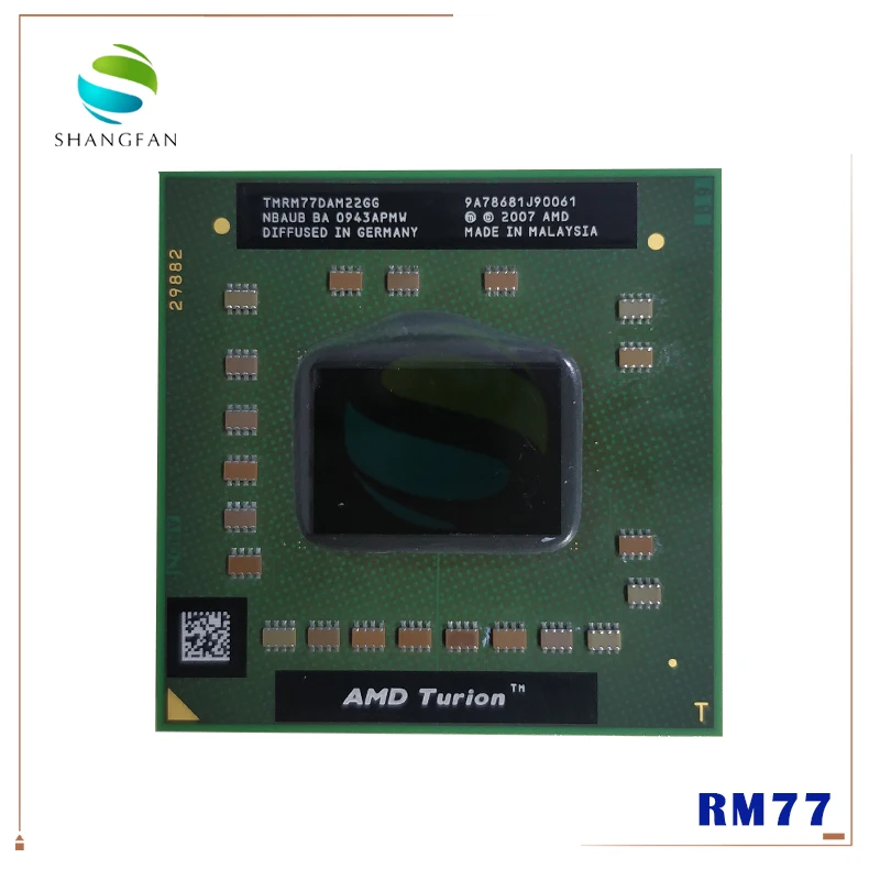 AMD Turion 64 X2 мобильный технологии RM-77 RM 77 RM77 2 3 ГГц двухъядерный нить Процессор