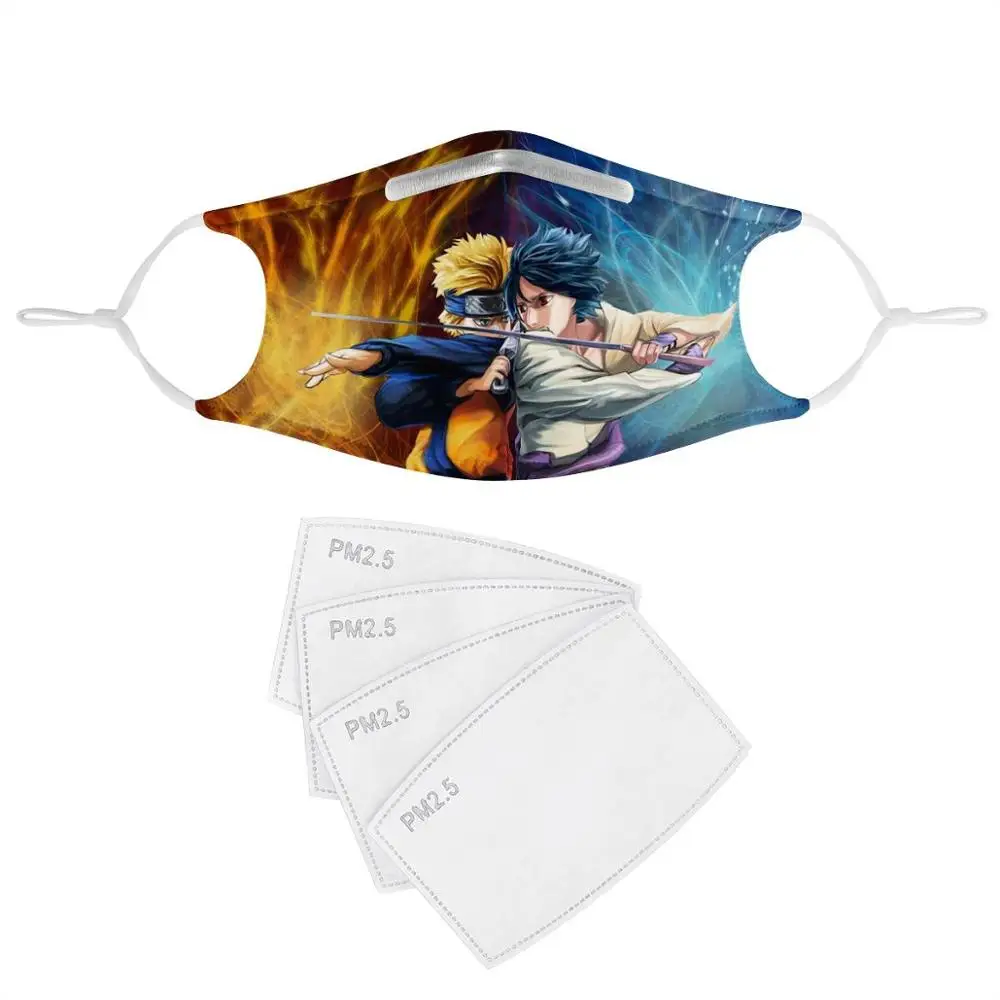 

4Pcs PM2.5 Filter Gas Masks Carbon Insert Women Men Anti-dust Masks Washable Mask Reusable Face Mask Non-disposable Moth Mask