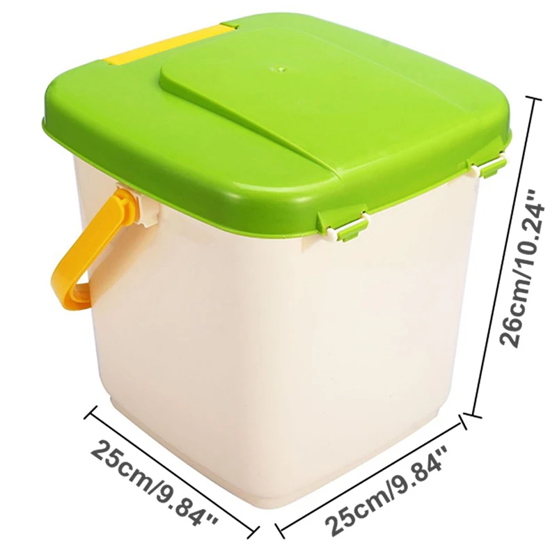 Fashion-12L корзина для компоста, корзина для компостера, корзина для компоста, ПП органический домашний мусорный бак, ведро для кухни и сада, контейнер для пищевых отходов