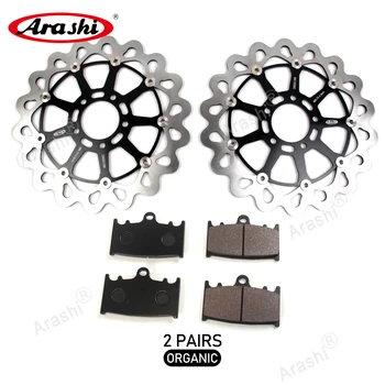 

ARASHI For SUZUKI GSX R 750 2000-2002 CNC Front Brake Disc Brake Pads Front Rotors Pad GSXR GSX750R 2000 2001 2002