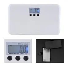 ЖК Цифровые Персональные Весы функция вес тела Электронные напольные весы Портативный цифровой ванной напольные весы 150 кг белый