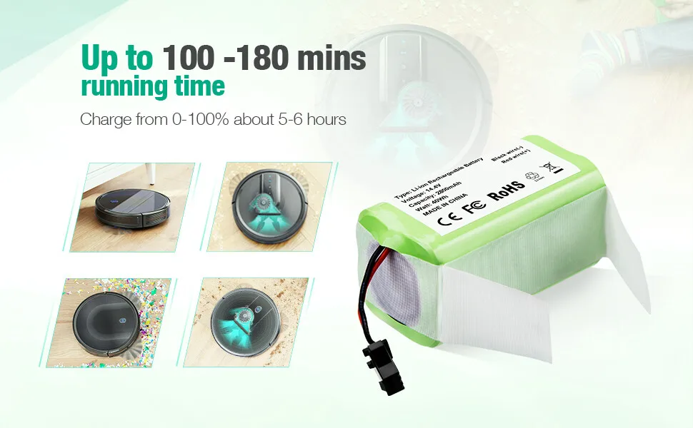 Ecovacs Deebot, Eufy RoboVac Battery