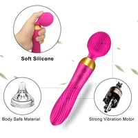 18 Geschwindigkeiten Leistungsstarker AV-Zauberstab-Vibrator, Sexspielzeug für Frauen, G-Punkt-Klitoris-Stimulator, Dildo, Doppelmotoren, Spielzeug für Muskel-Erwachsene 4