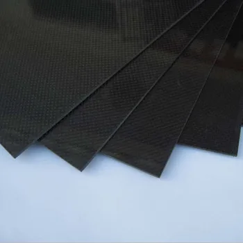 

Hot! 1pcs 200*300*0.5mm With 100% Real Carbon Fiber plate/panel/sheet 3K plain weave Brand New Sale