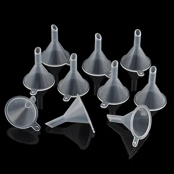 

10Pcs Small Plastic For Perfume Diffuser Bottle Mini Liquid Oil Funnels embudo воронка Free shipping 2020