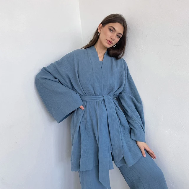Abaya Kaftan Dubai Turkey Islam Arabic Sleepwear Muslim Sets Robe Longue  Kimono Ensemble Femme Musulmane Abayas For Women Caftan - Abaya - AliExpress