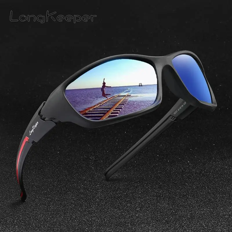 Классические зеркальные поляризационные солнцезащитные очки для мужчин и