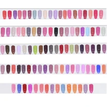 

115Color Nail Art Acrylic Powder 50G/1Bag Dipping Nail Powder for Nail Natural Color iridescent Glittery Nail Art Decorations&*&