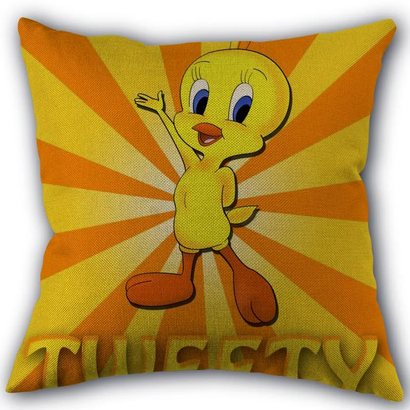 Новинка; Лидер продаж на заказ морском стиле с надписью Tweety наволочка льняное белье фабричный Текстиль для дома наволочка квадратной формы размером 45*45 см свадебные декоративные наволочка - Цвет: 9