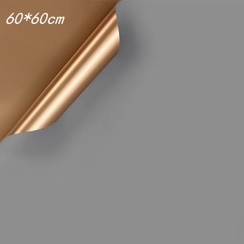 F 20 шт двухсторонняя оберточная бумага для букета 60*60 см Водонепроницаемая оберточная бумага для цветов подарки свадебный макет креативная бумага для цветов - Цвет: F