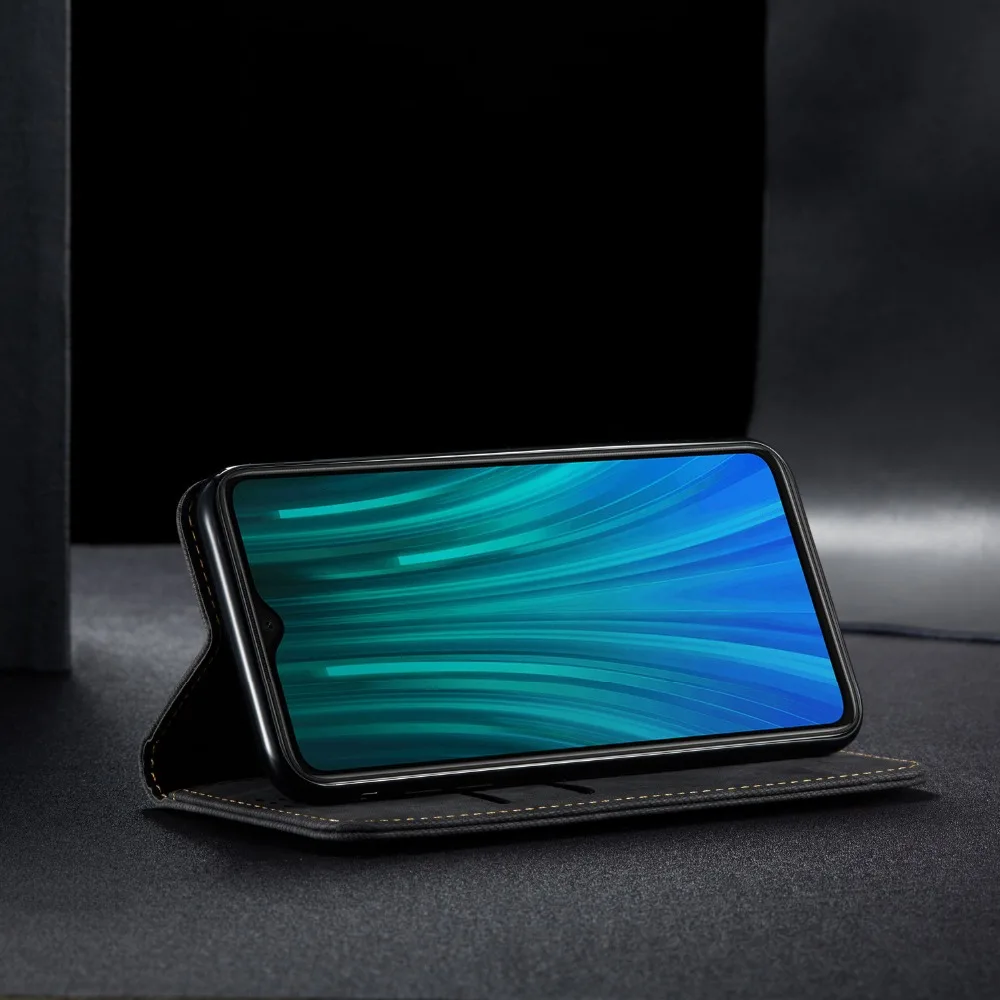 Магнитный кожаный флип-чехол для телефона xiaomi Redmi note8 Pro держатель для карт чехол для Redmi Note 7 pro Redmi8 8A Redmi7 7A jean