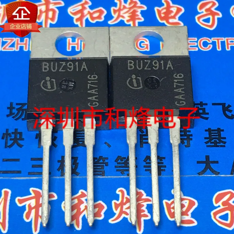 100% новый и оригинальный BUZ91A TO-220 600 в 8A 5 шт./лот | Электроника