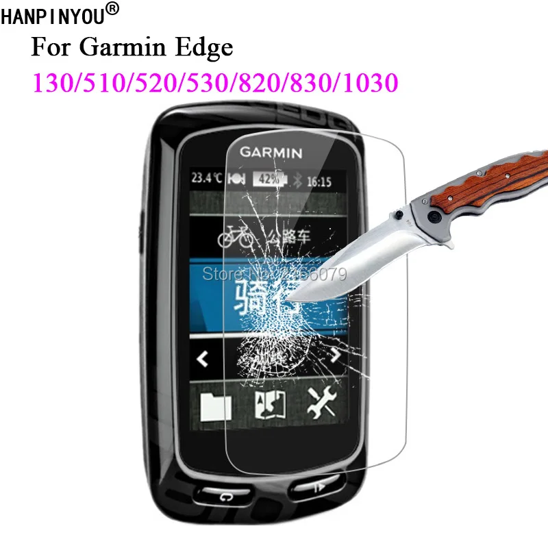 

1 Pc / 2 Pcs 9H 2.5D Tempered Glass Screen Protector For Garmin Edge 130 510 520 530 820 830 1030 Protective Film+Clean Tools