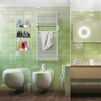 

1 Pc Storage Rack Hanging Storage Rack Hanging Shelf Stainless Steel Wall Storage Rack for Kitchen Bathroom Home