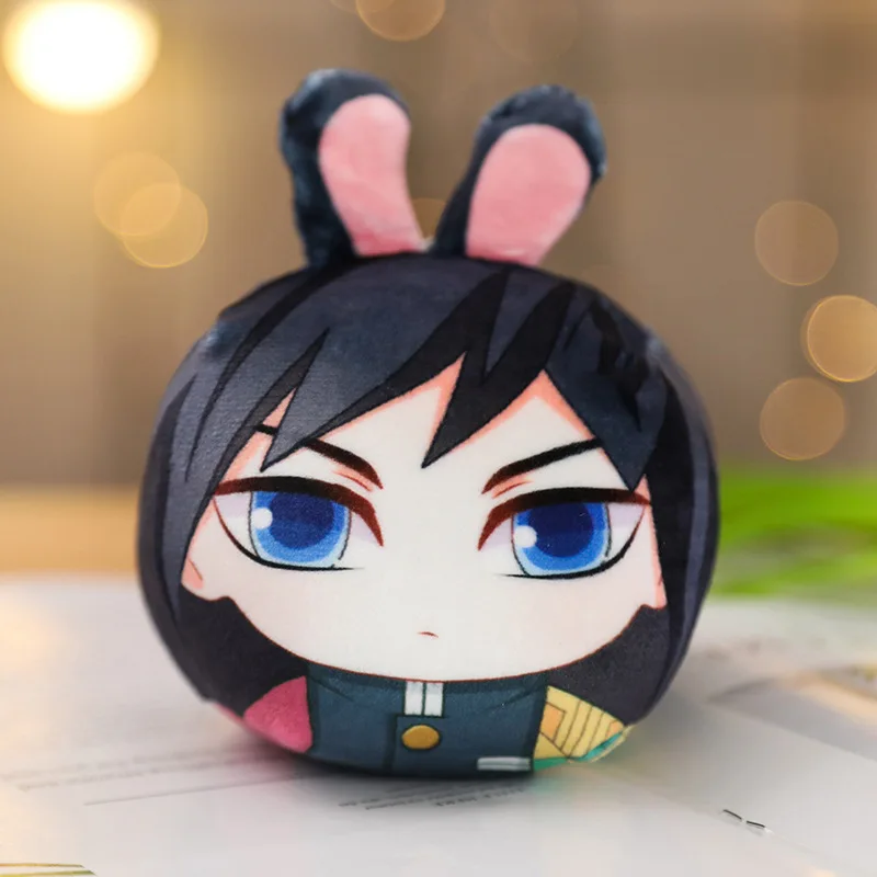 Demon Slayer Kimetsu No Yaiba Kamado Tanjirou Kamado Nezuko Cosplay Plush Toy Keychain Stuffed Doll Keyring Pendant Bag Holder - Цвет: 4