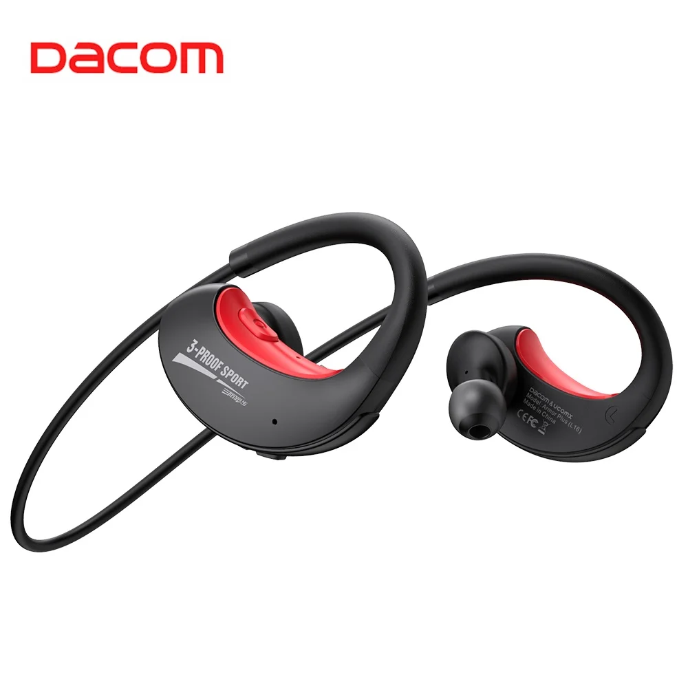 Спортивные Беспроводные наушники DACOM Armor Plus водонепроницаемые для бега G06 Bluetooth 5 0