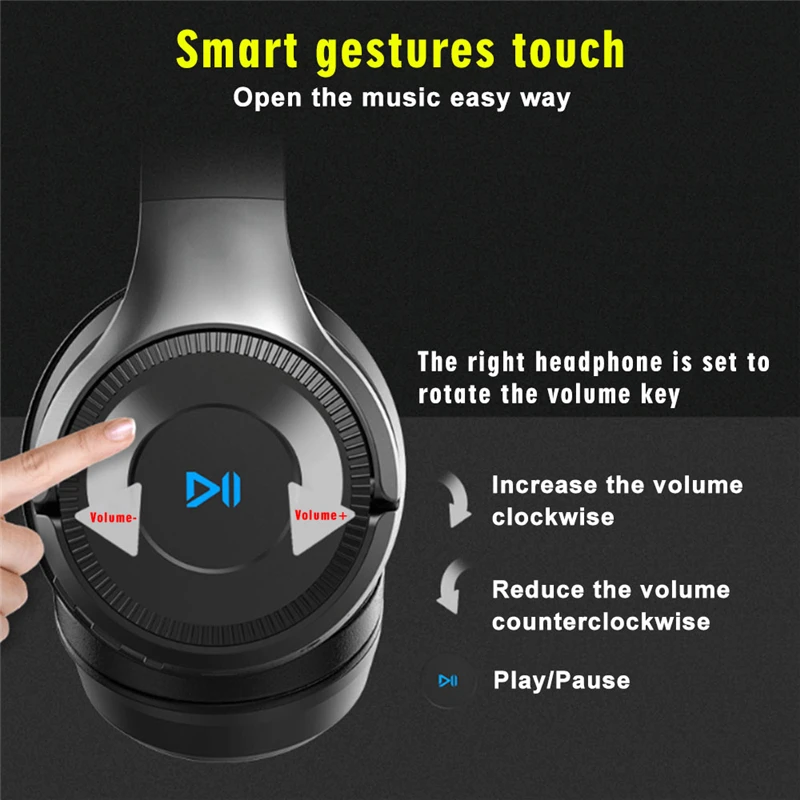 B26T Bluetooth 4,0 Беспроводные наушники микрофон стерео Бас гарнитуры Поддержка TF карты портативный складной Hands Free новые наушники