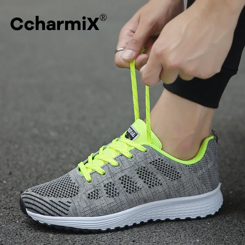 

CcharmiX Men's Shoes Summer Fashion Breathable Couple Casual Running Shoes Lightweight Non-Slip Sports Shoes Walking Shoe