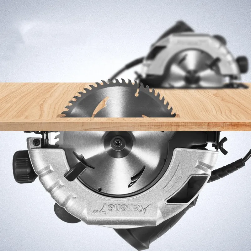 Woodworking circular saw 7 inch portable electric saw cutting machine home wood chipper can be flipped 2