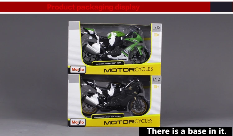 Maisto, 1:12, Kawasaki, ZX-14R, имитация, сплав, серия для мотокросса, оригинальная Авторизованная модель мотоцикла, игрушка, автомобиль, Коллекционирование, подарки