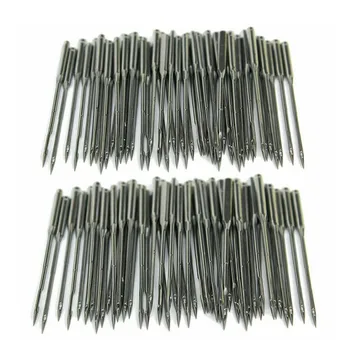 

50Pcs/Set Silver Sewing Machine Needles Assorted Home fabrics Sewing Machine Needles 11/75 12/80 14/90 16/100 18/110