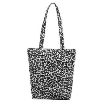 

Handbags Unisex Canvas Messenger Printing Leopard Shopping Bag Messenger Bag Handle Bag High capacity 2020 Summer Fashion Bags