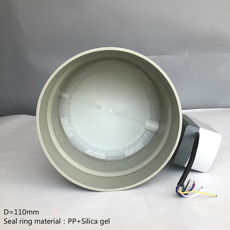 D = 110/160/200 мм PP демферная заслонка HVAC Электрический воздуховод моторизованный