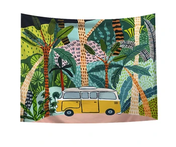 

Nordic Tapestry Bohemian Decor Painting Art Tapestries Psychedelic Tapestry Living Room Wandteppich Bedroom Wall Decor DA60GT