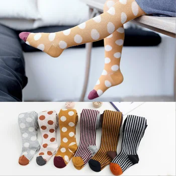 

Girls Baby Soft Tights Baby Girl striped Tights Children cute Stocking girls pantyhose wiht dots kids clothing