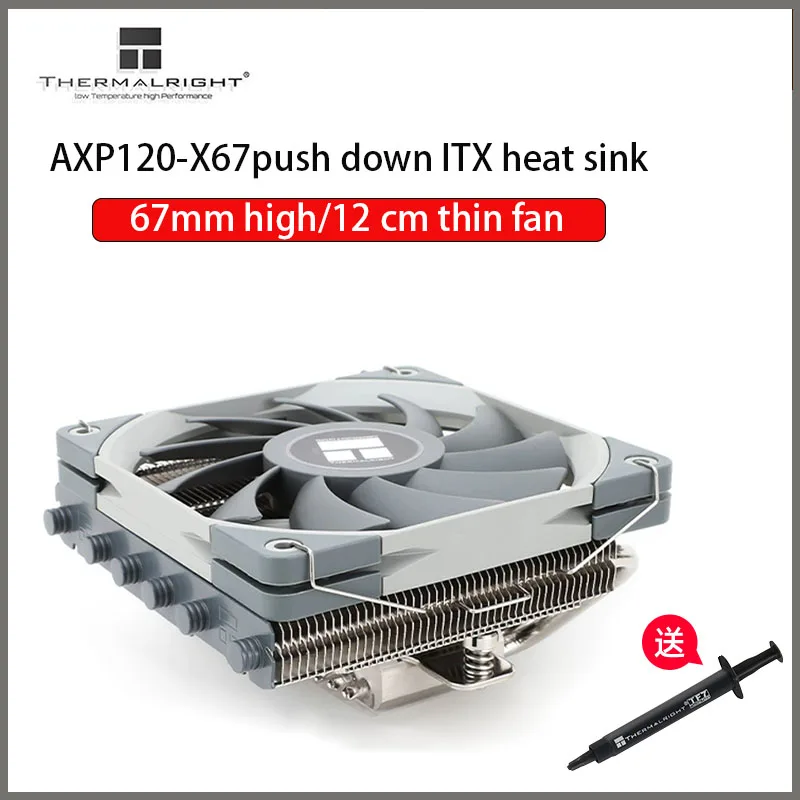Radiatore Axp120-X67 Thermalright 67Mm Radiatore Cpu In Rame Puro A Pressione Bassa Itx Piccolo Telaio A4 Lga1700/1150/Am4 Raffreddamento Ad Aria