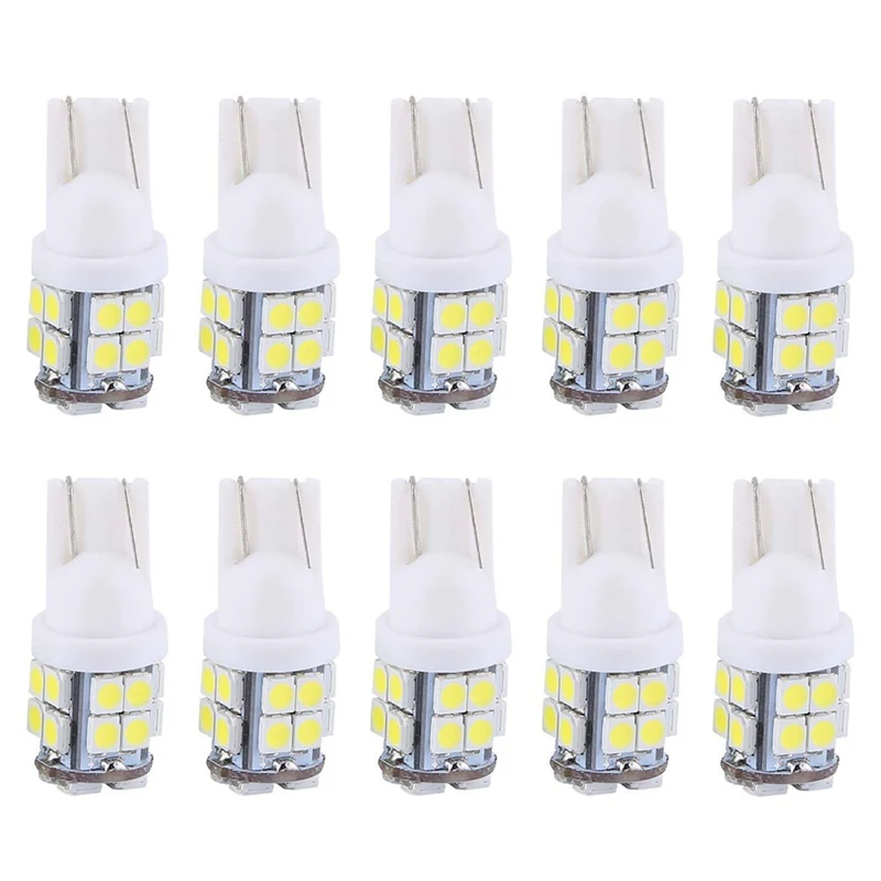 

New 10 Pieces CAR LED Light T10 3528 20SMD12v White Light Accessories Auto Car Products Decoration