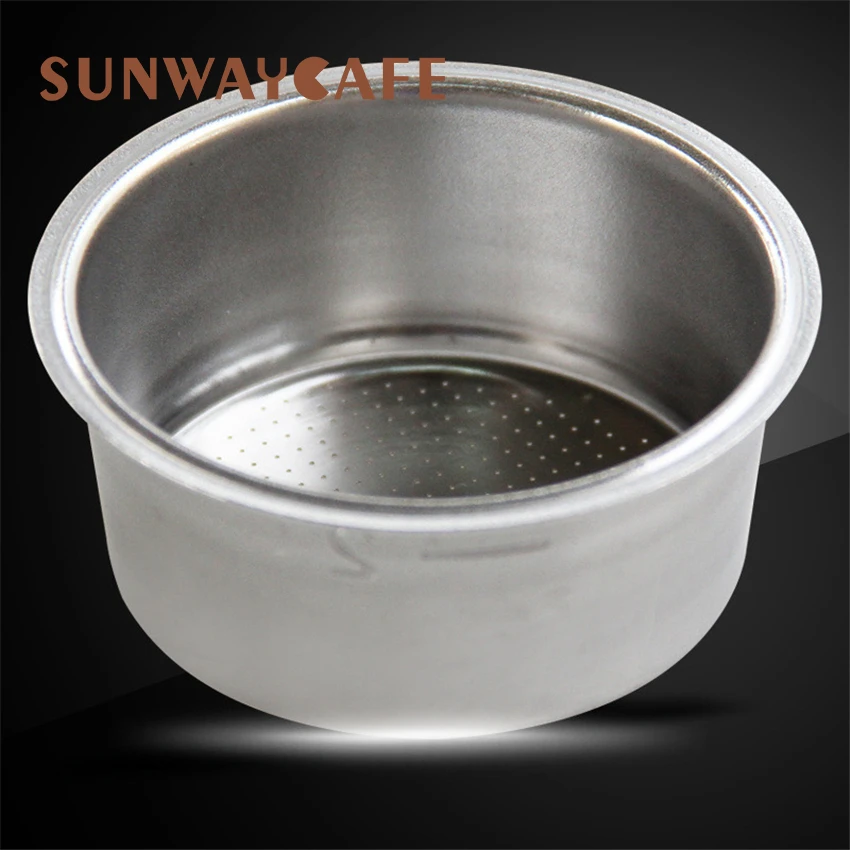 51mm Coffee Filter Basket 2/4 Cup Capacity Stainless Steel Non Pressurized Filter Basket Coffee Machine Accessories For Barista